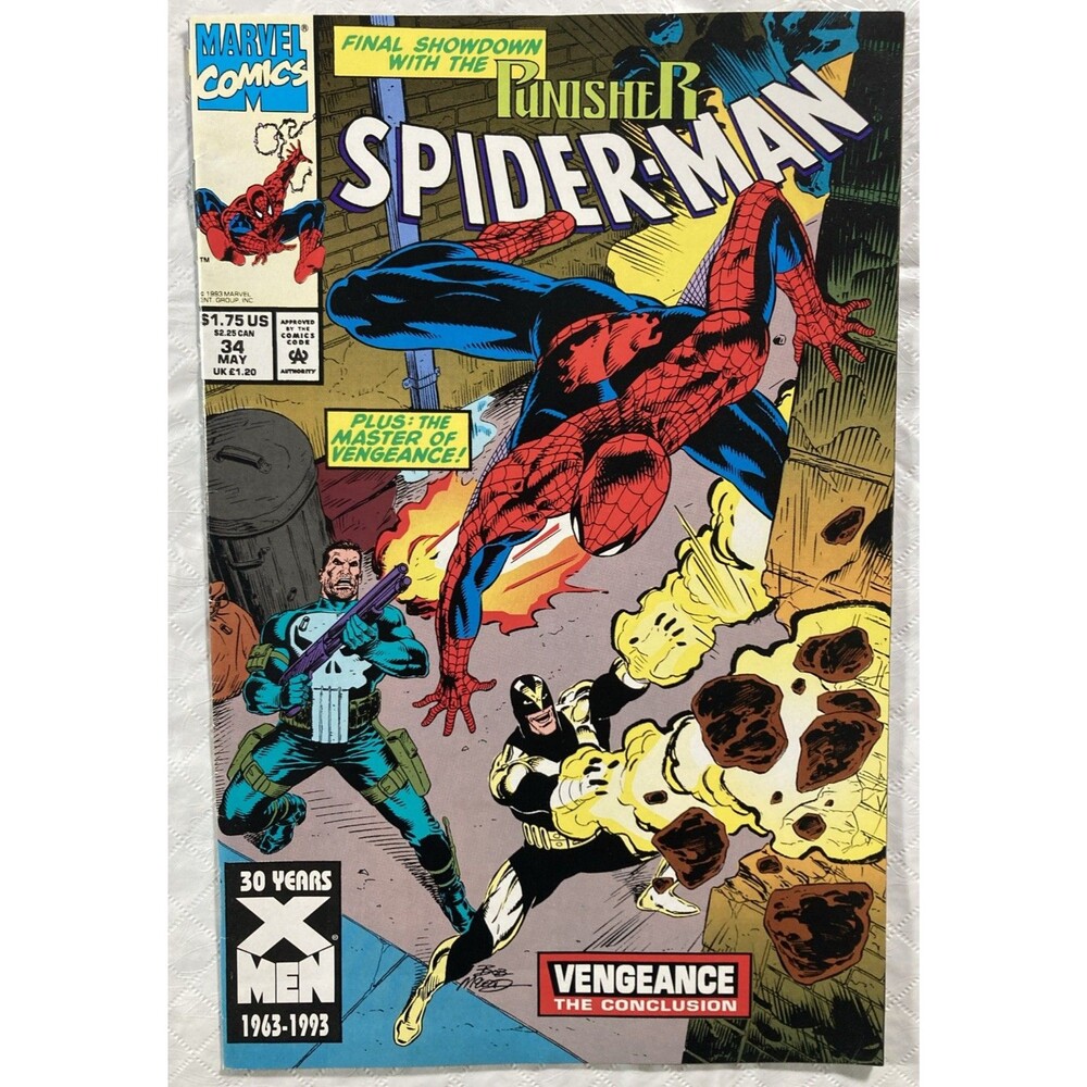 Spider-Man & The Punisher No. 34 (1993 Marvel Comic Book) Vengeance Conclusion